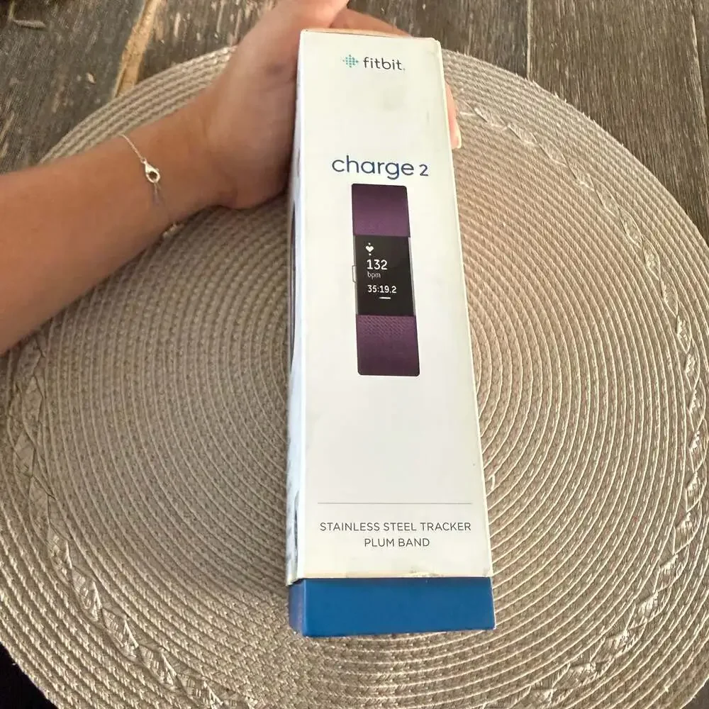 Fitbit Charge 2 Heart Rate + Fitness Wristband Plum Small